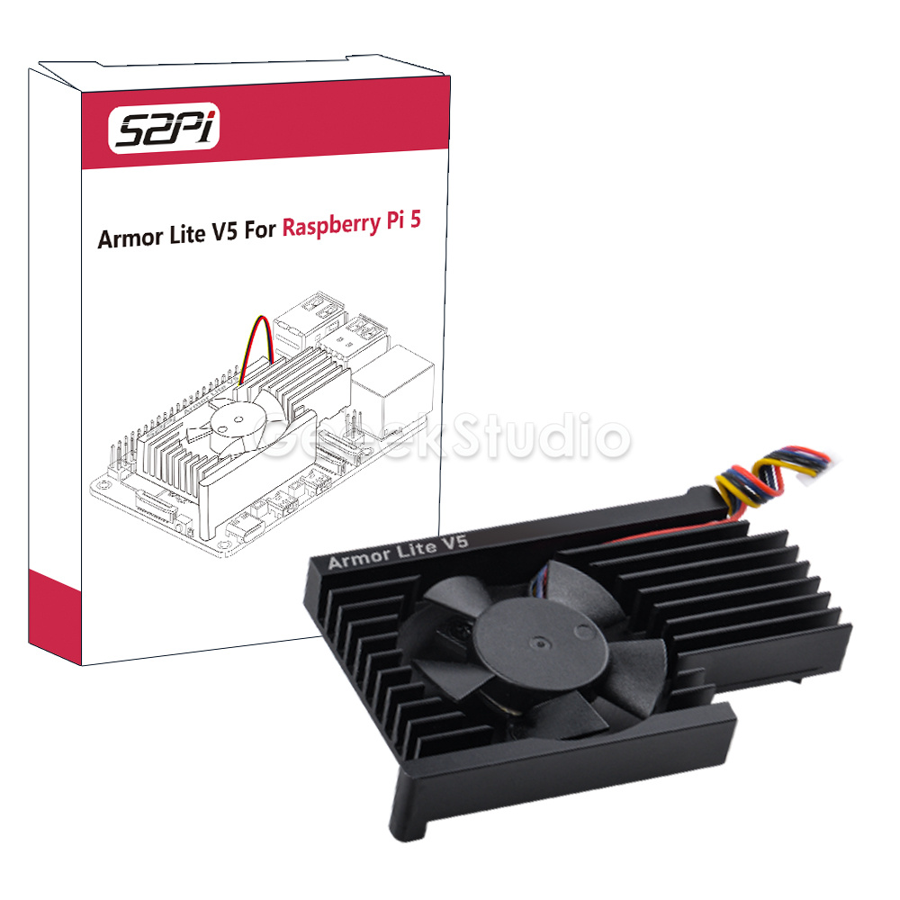 Pi Cooler - Armor Lite V5 Aluminum Alloy CNC