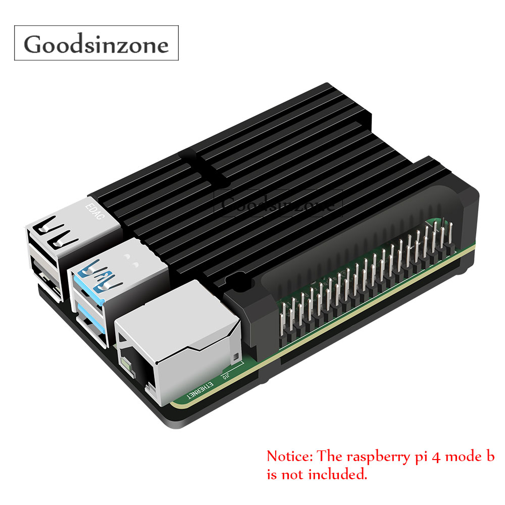 Pi 4 Case - Armor Aluminum Case for Raspberry Pi