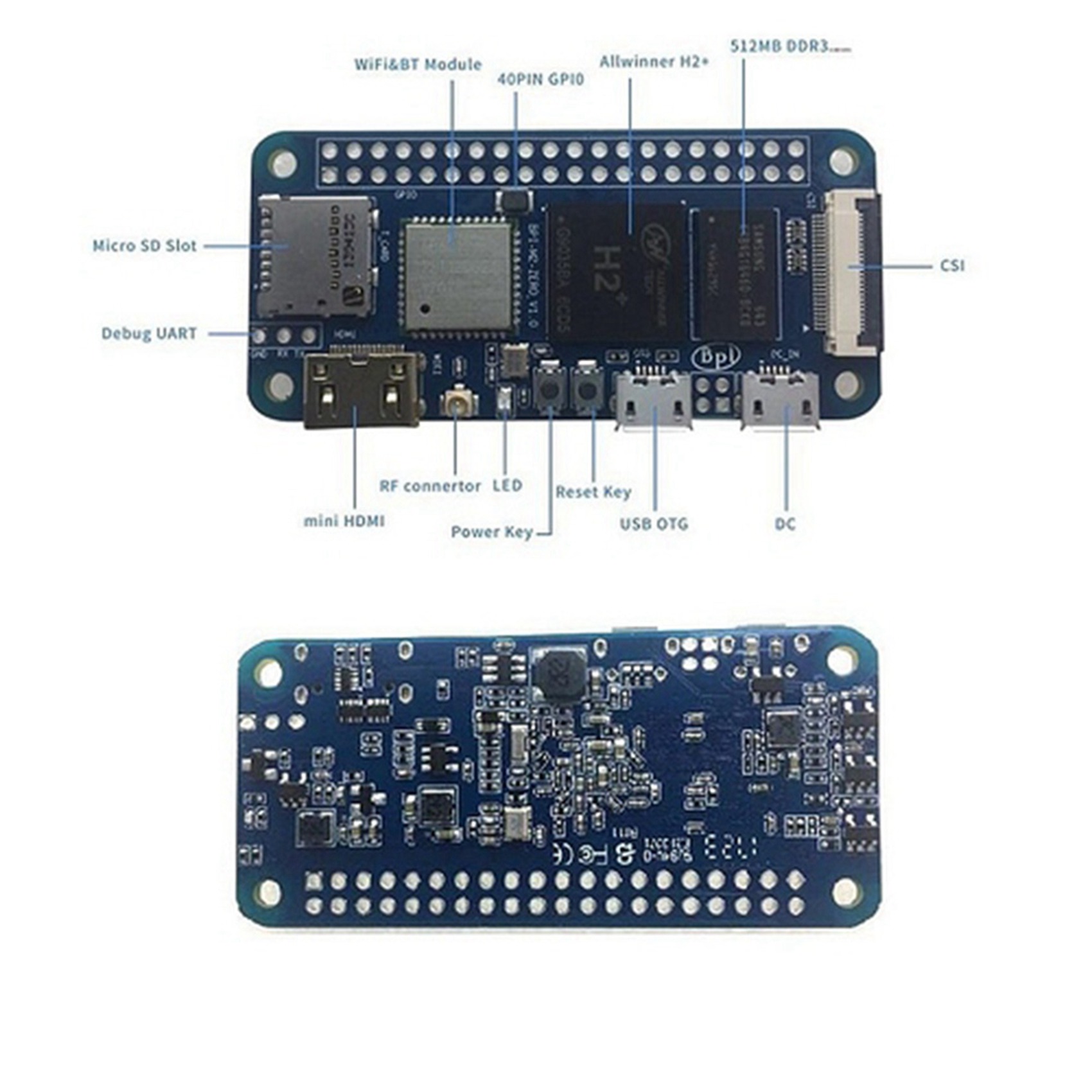 Pi Zero - B29C-5X New For Banana Pi M2