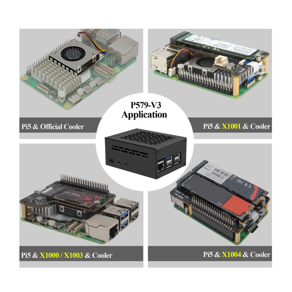 Pi 5 Case - ABRI-For Raspberry Pi 5 Case (P579-V3)