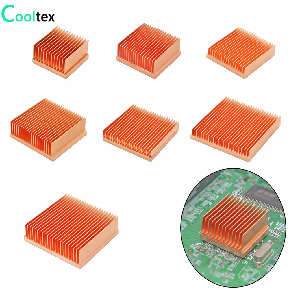 Pi Cooler - DIY Pure Copper Heatsink Skiving Fin