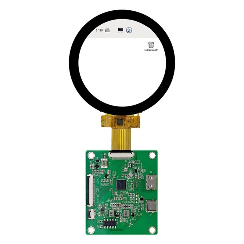 Raspberry Pi 5 - A52T DSI TFT LCD Round Display