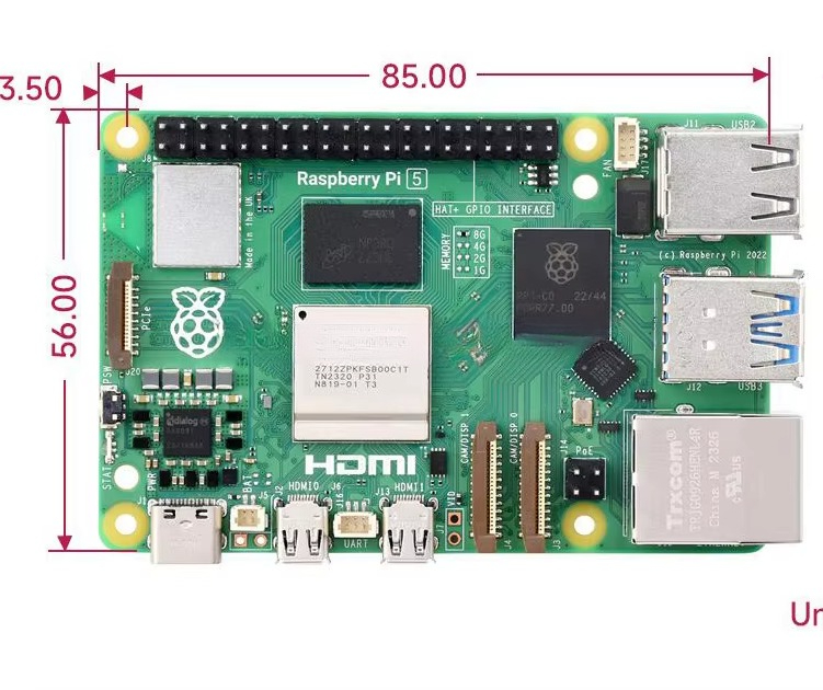 Raspberry Pi 5 - Raspberry Pi 5 Features the Broadcom