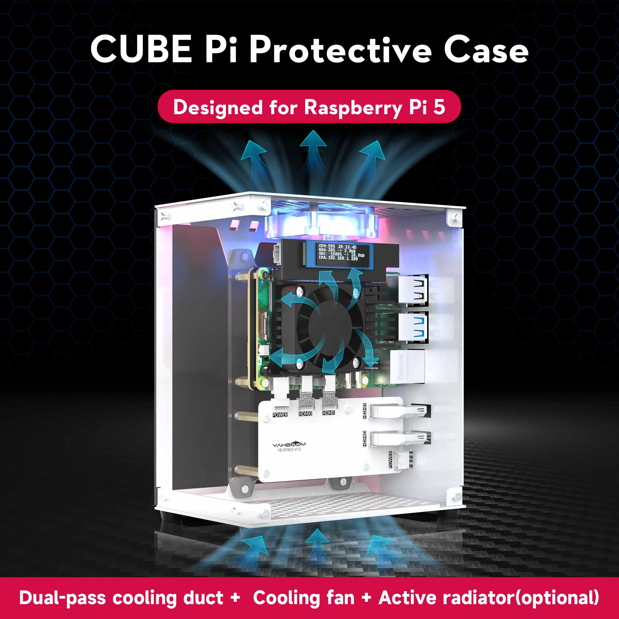 Pi 5 Case - Raspberry Pi 5 Case Protective Kit