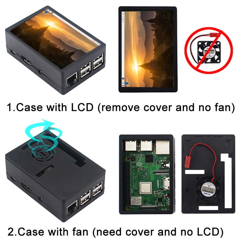 3.5 inch Raspberry Pi 3B/3B+/4 - Pi 4 Case 评论和价格