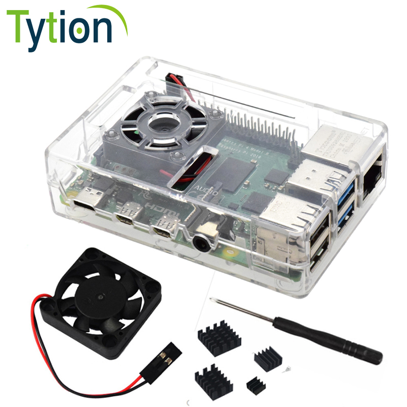 Raspberry Pi 4B Case ABS Prote - Pi Cooler 评论和价格