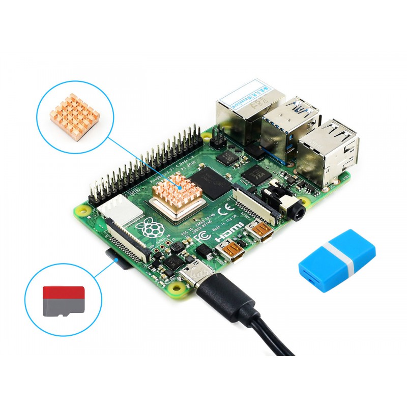 Raspberry Pi 4 Model B Starter - Raspberry Pi Kit 评论和价格