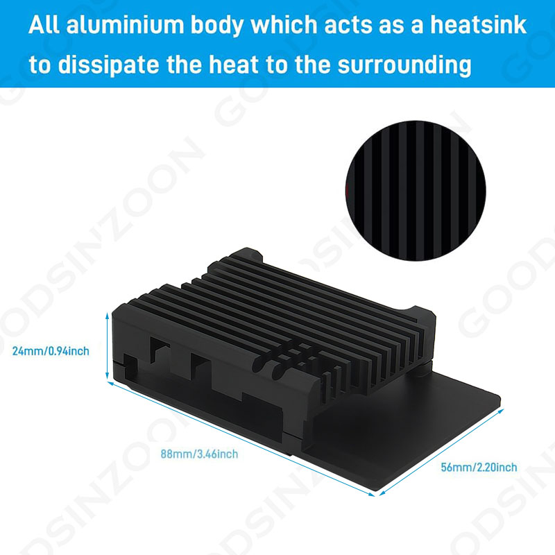 Raspberry Pi 5 Aluminum Armor  - Pi Cooler 评论和价格