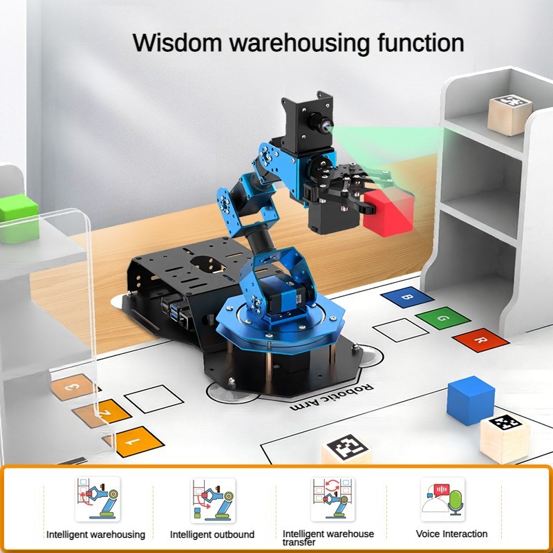 6 Dof Robot Arm with Servo Cla - Raspberry Pi Kit 评论和价格