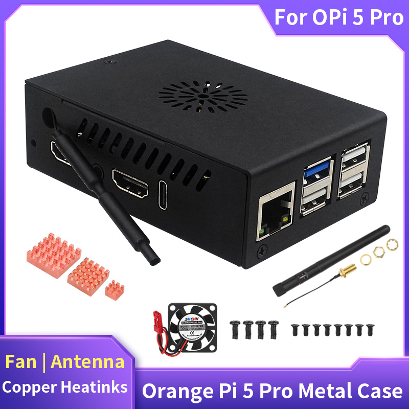 Orange Pi 5 Pro Case Metal She - Pi Cooler 评论和价格