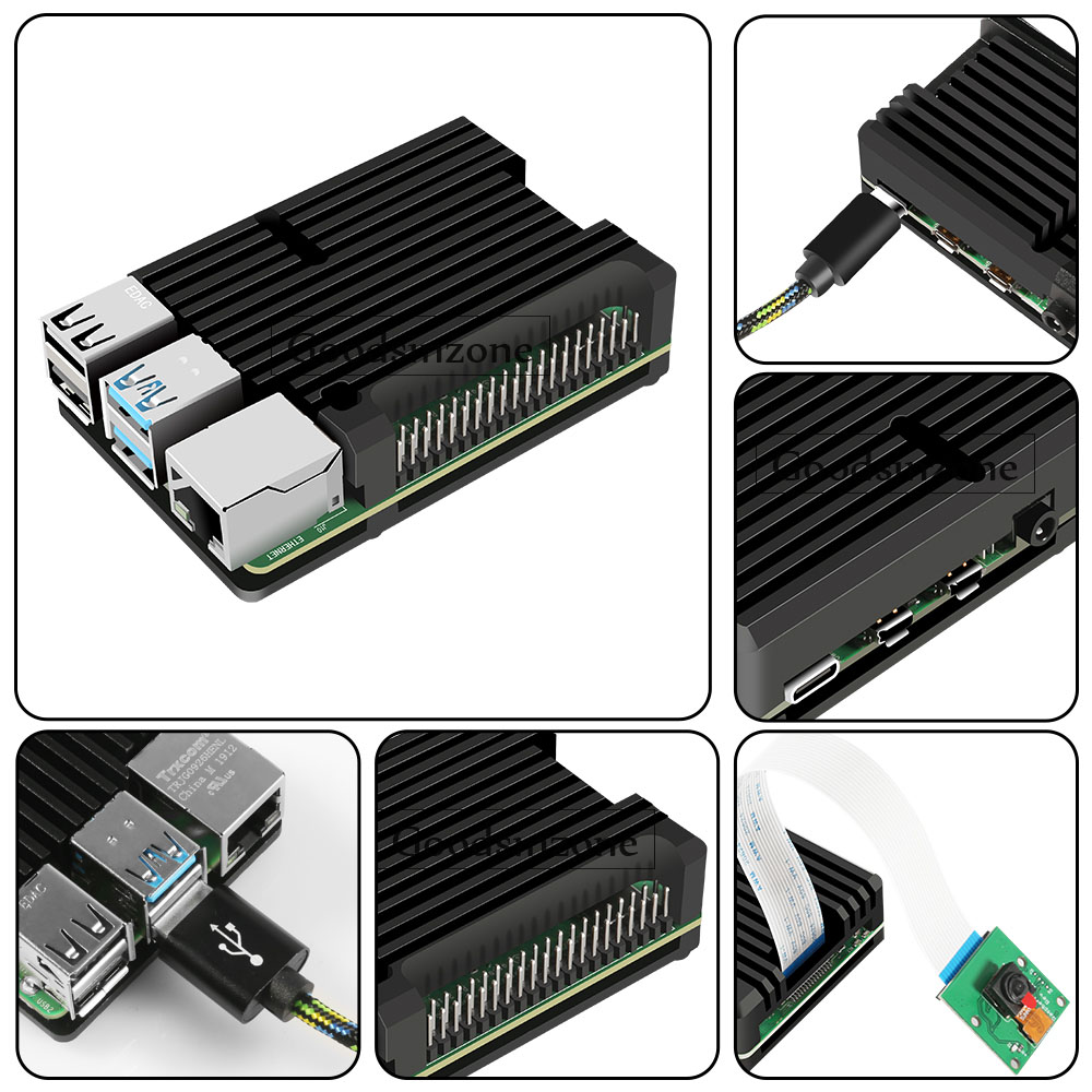 Armor Aluminum Case for Raspbe - Pi 4 Case 评论和价格