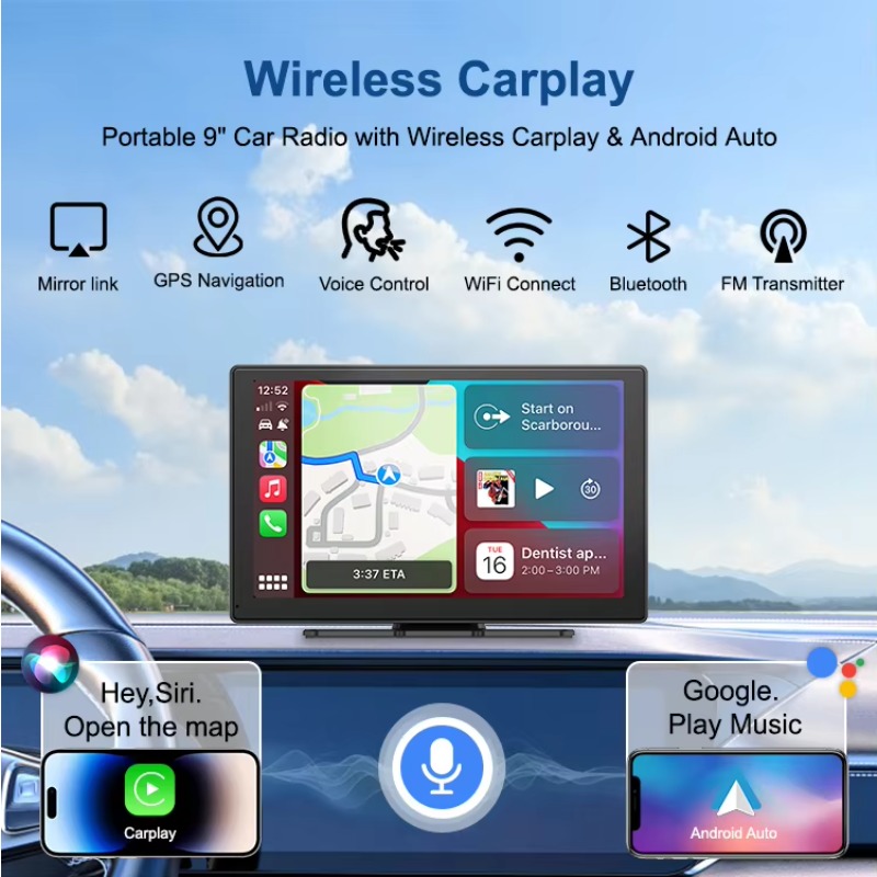 9 Inch Carplay Smart Screen Di - Micro Sd Card 评论和价格