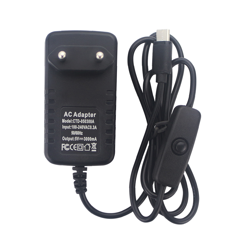 5V 3A Power Supply with ON/OFF - Pi Power Supply 评论和价格