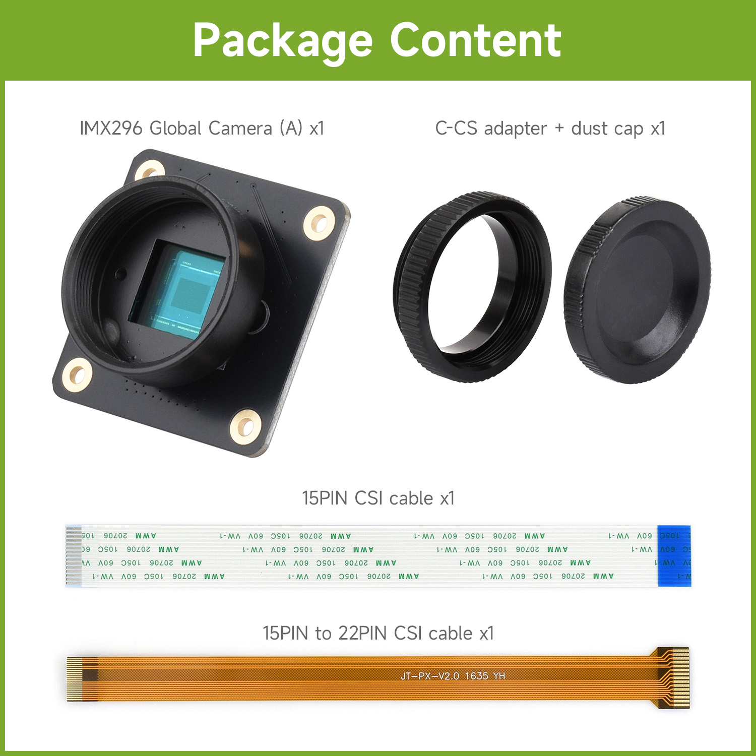 Waveshare IMX296 Global Shutte - Raspberry Pi Global Shutter Camera Imx296 评论和价格