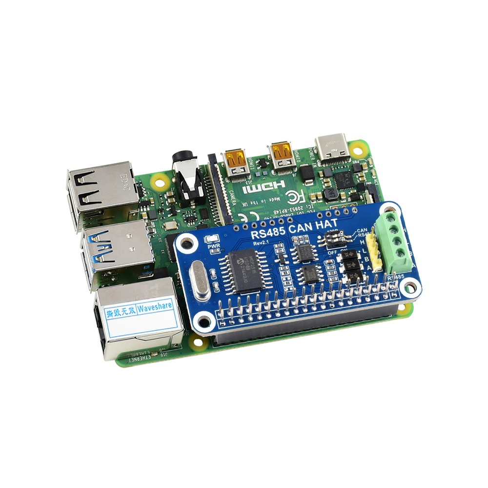 Waveshare RS485 CAN HAT For fo - Raspberry Pi 5 评论和价格