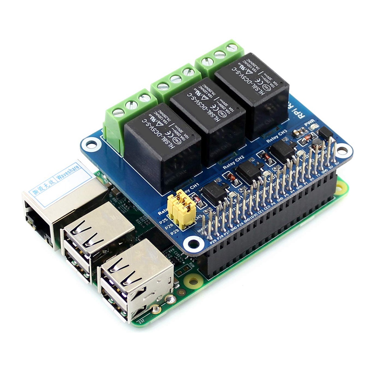Waveshare 5V 3-Channel Relay M - Raspberry Pi Kit 评论和价格