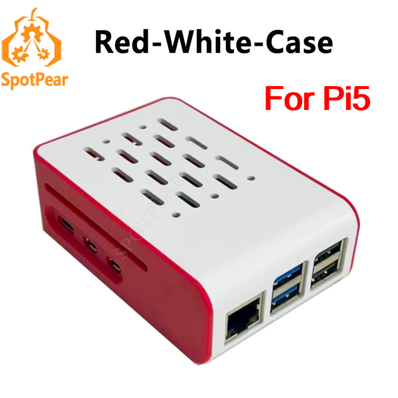 Raspberry Pi 5 Red-White cooli - Pi 5 Case 评论和价格