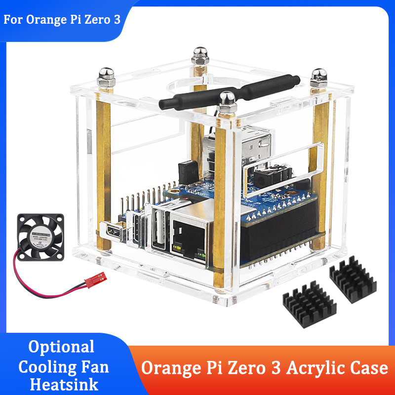 Orange Pi Zero 3 Acrylic Case  - Pi Cooler 评论和价格