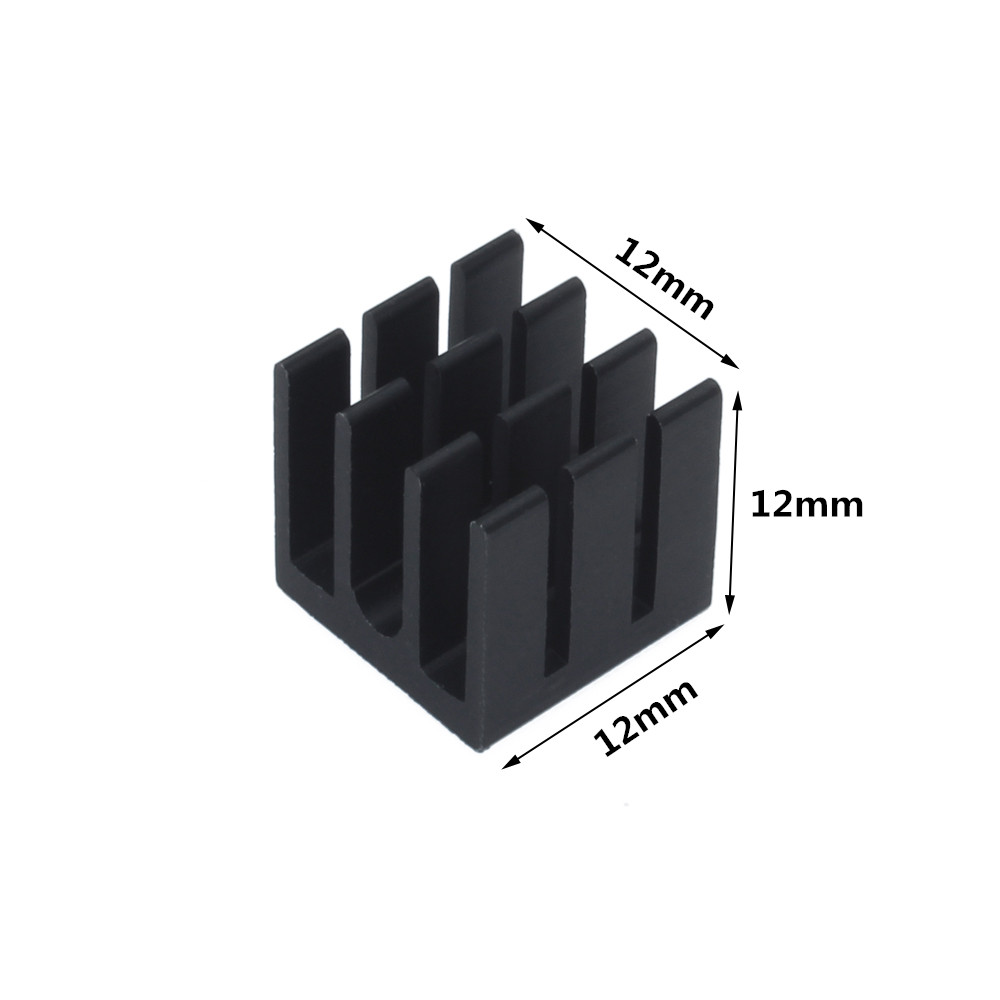 12x12x12mm 50pcs Aluminum Heat - Pi Cooler 评论和价格