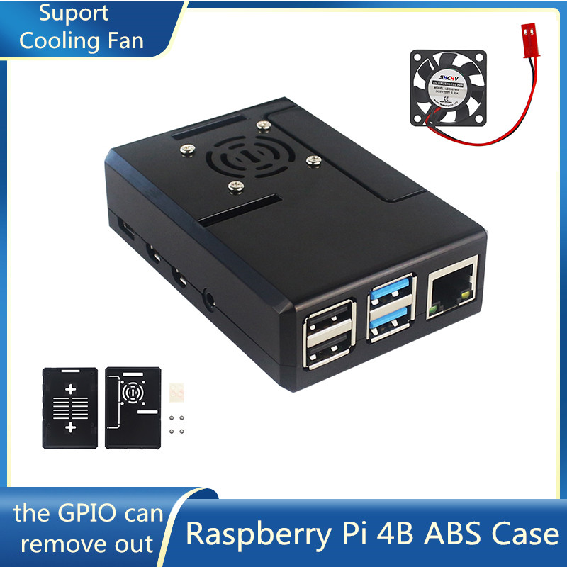 Raspberry Pi ABS Case Black Pl - Pi Cooler 评论和价格