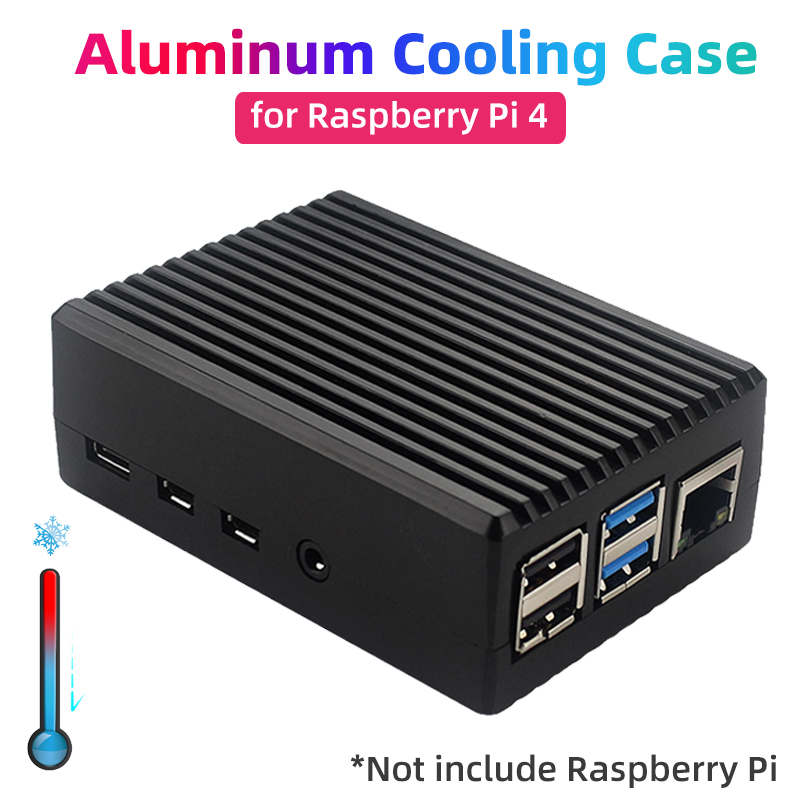 Raspberry Pi 4 Aluminum Alloy  - Pi 4 Case 评论和价格