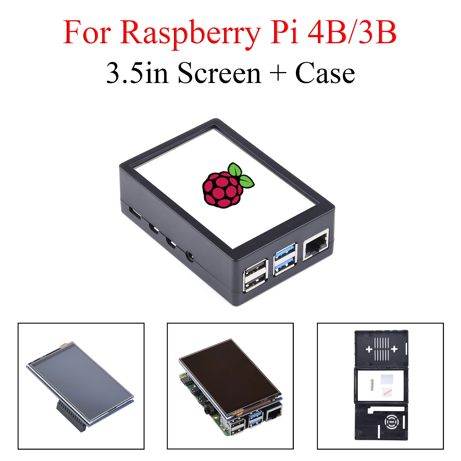 3.5 inch Touch Screen 480*320  - Pi 4 Case 评论和价格
