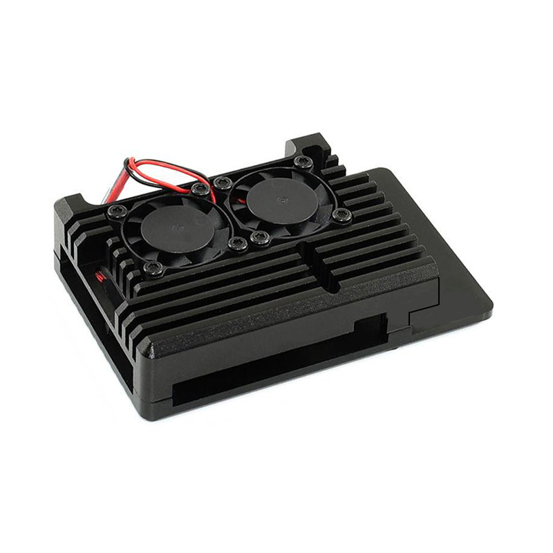 Aluminum Metal Case with Dual  - Pi 4 Case 评论和价格